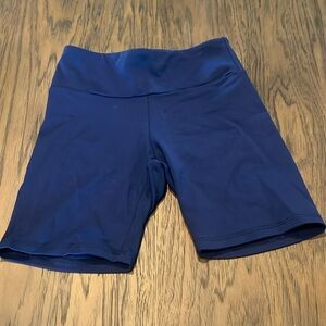 Purple Pixies Navy Blue Pivot Biker Shorts, CL